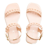Petite Jolie - Women's Chain Style Straps Kiara Low Heel Sandal