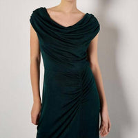 Apricot - Wicked Shiny Ruched Dress