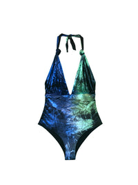 Charmosa - Women's Camille Reversible Velvet One Piece Swimsuit