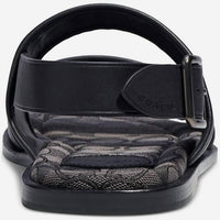 Coach Men's Leather Two Strap Sandal in black - men's sandal - view 4