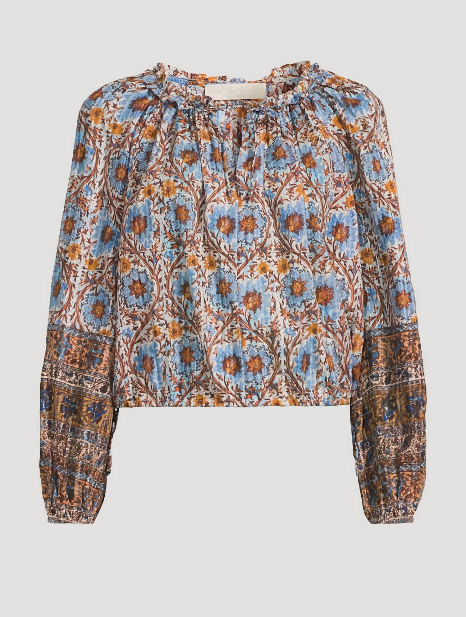 Ulla Johnson Silva Blouse in caspia - women's blouse - view 4