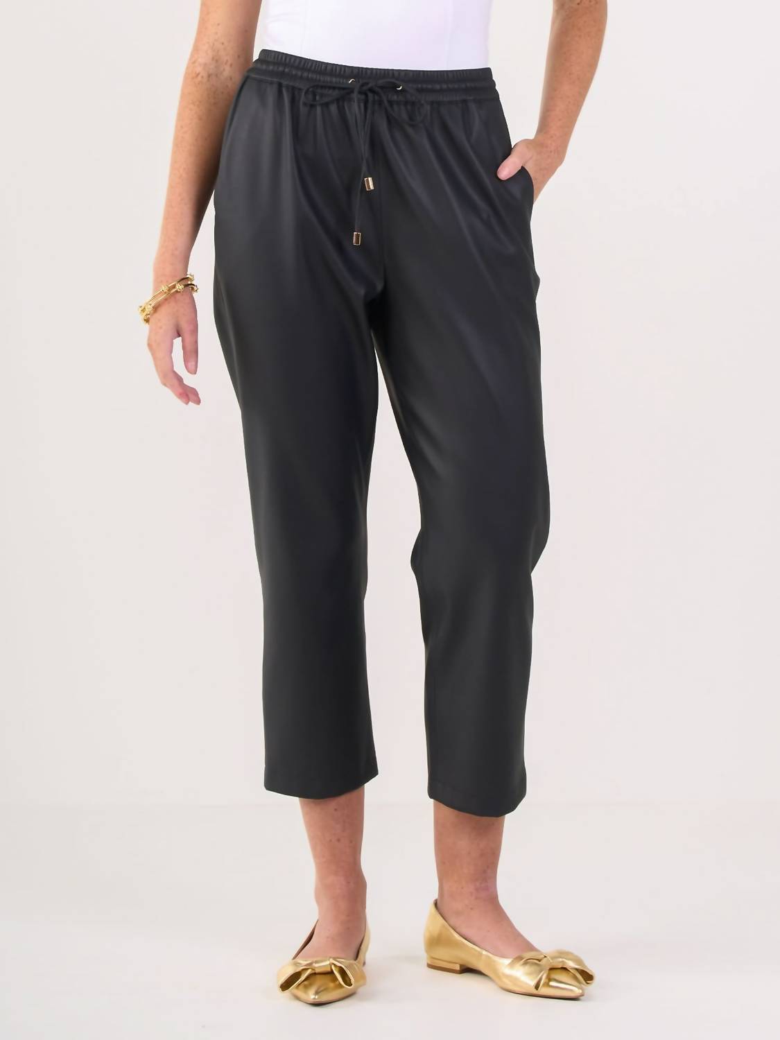 Emily Mccarthy - Vegan Leather Joy Jogger