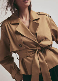 Favorite Daughter - Cropped Charles Trench Coat