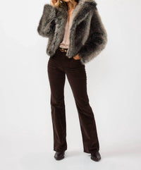 Lovestitch - Ombre Faux Fur Jacket