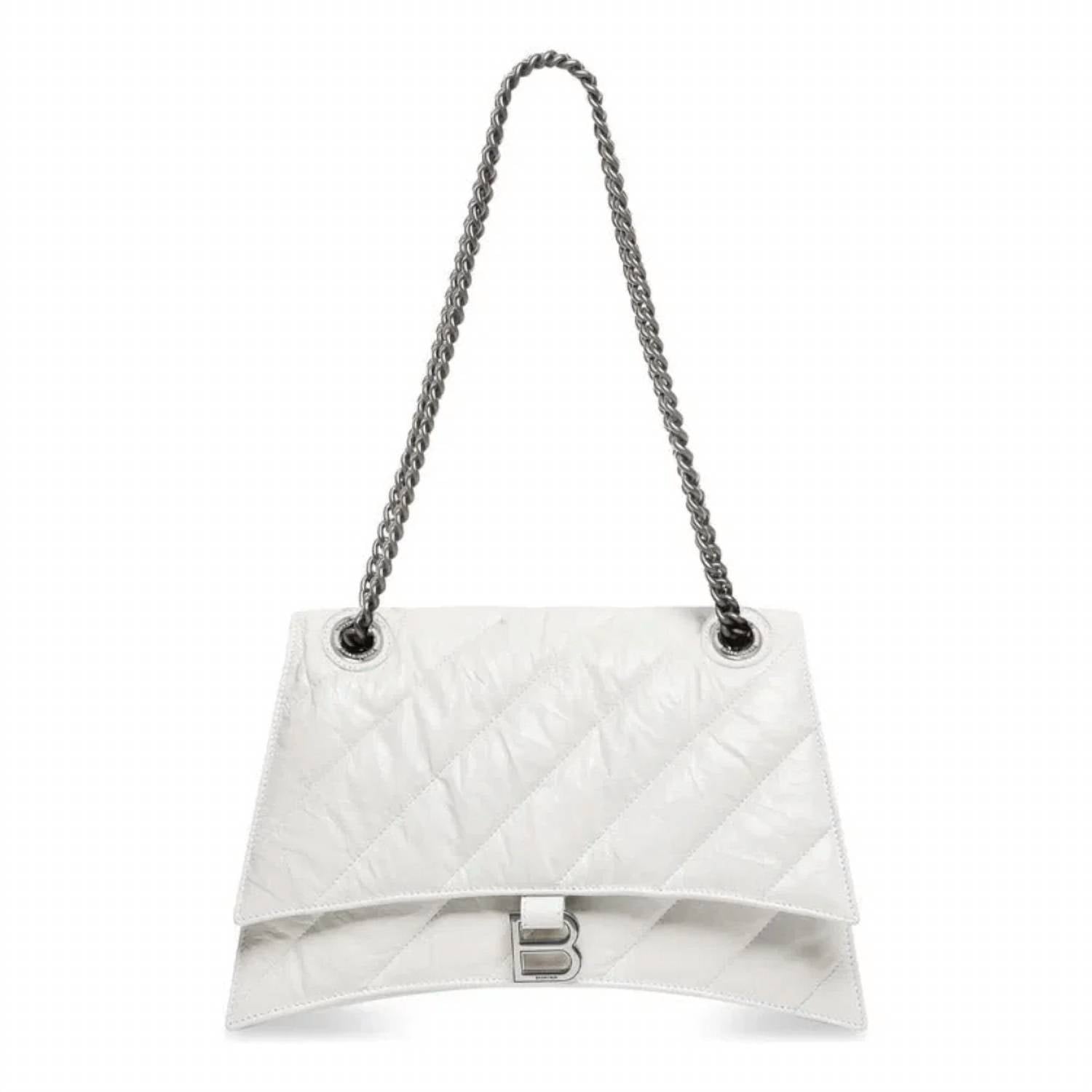 Balenciaga - Women's Quilted Crush Chain Bag
