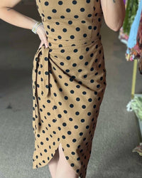 Dress Forum - Polka Dot Midi Dress