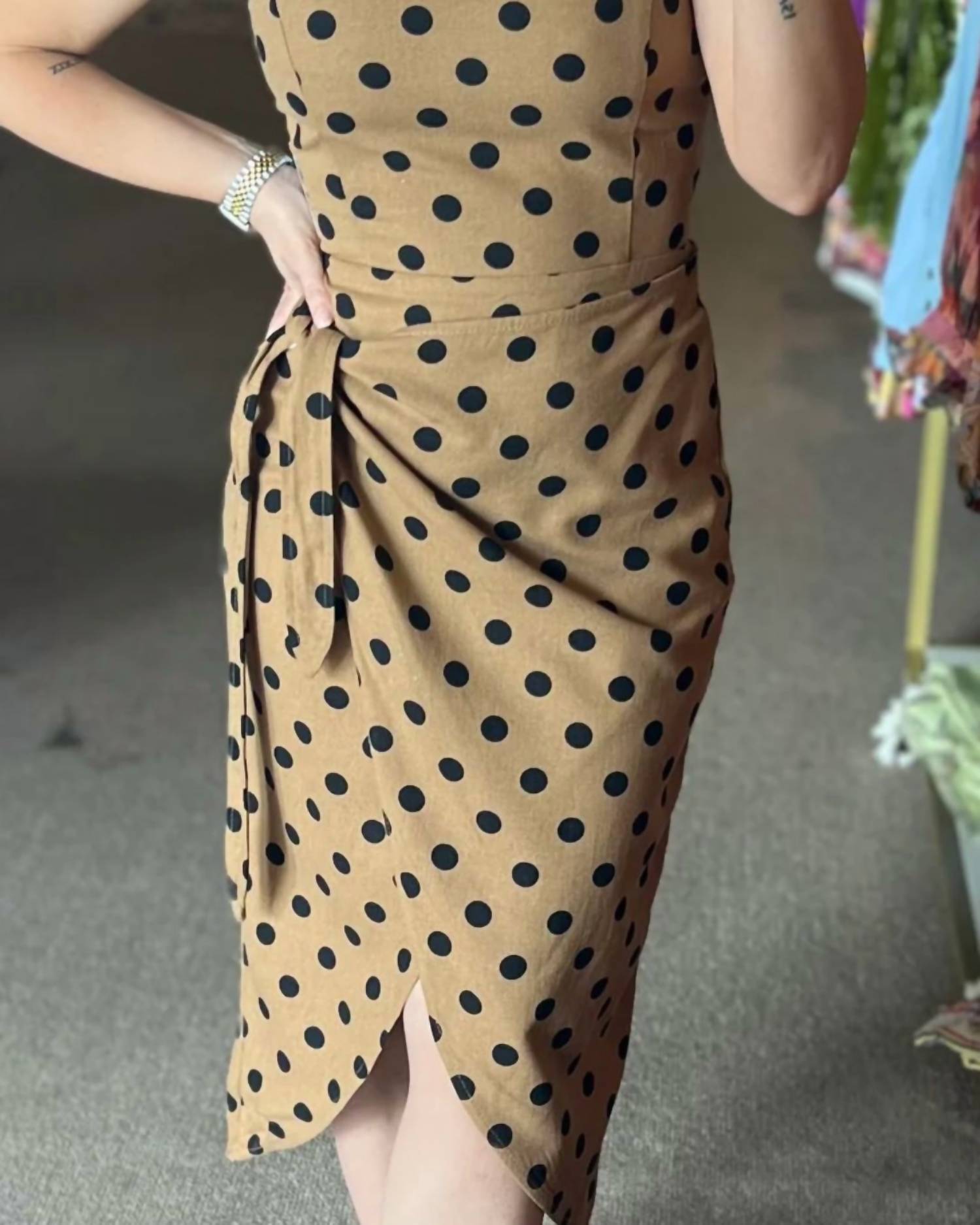 Dress Forum - Polka Dot Midi Dress