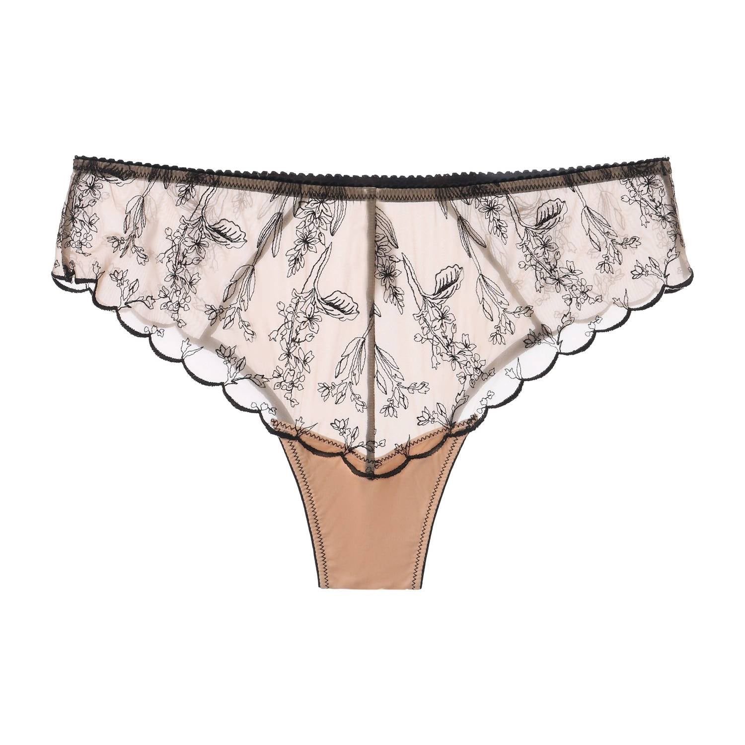 Amour D'Agnette - Women's The Kim Embroidery Cheeky