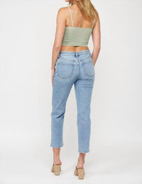 mica denim Josie Jean in sky - women's jeans - view 4