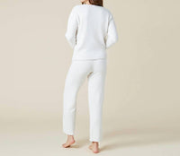 Softies - Solid Marshmallow V-Neck Lounge Set