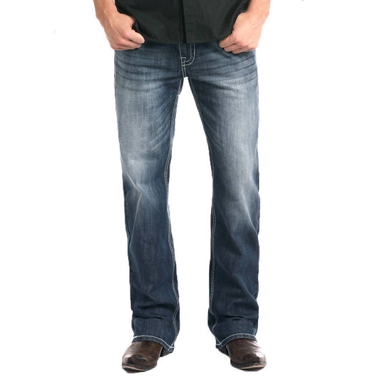 Rock & Roll Denim - Relaxed Fit Stretch Straight Bootcut Jean