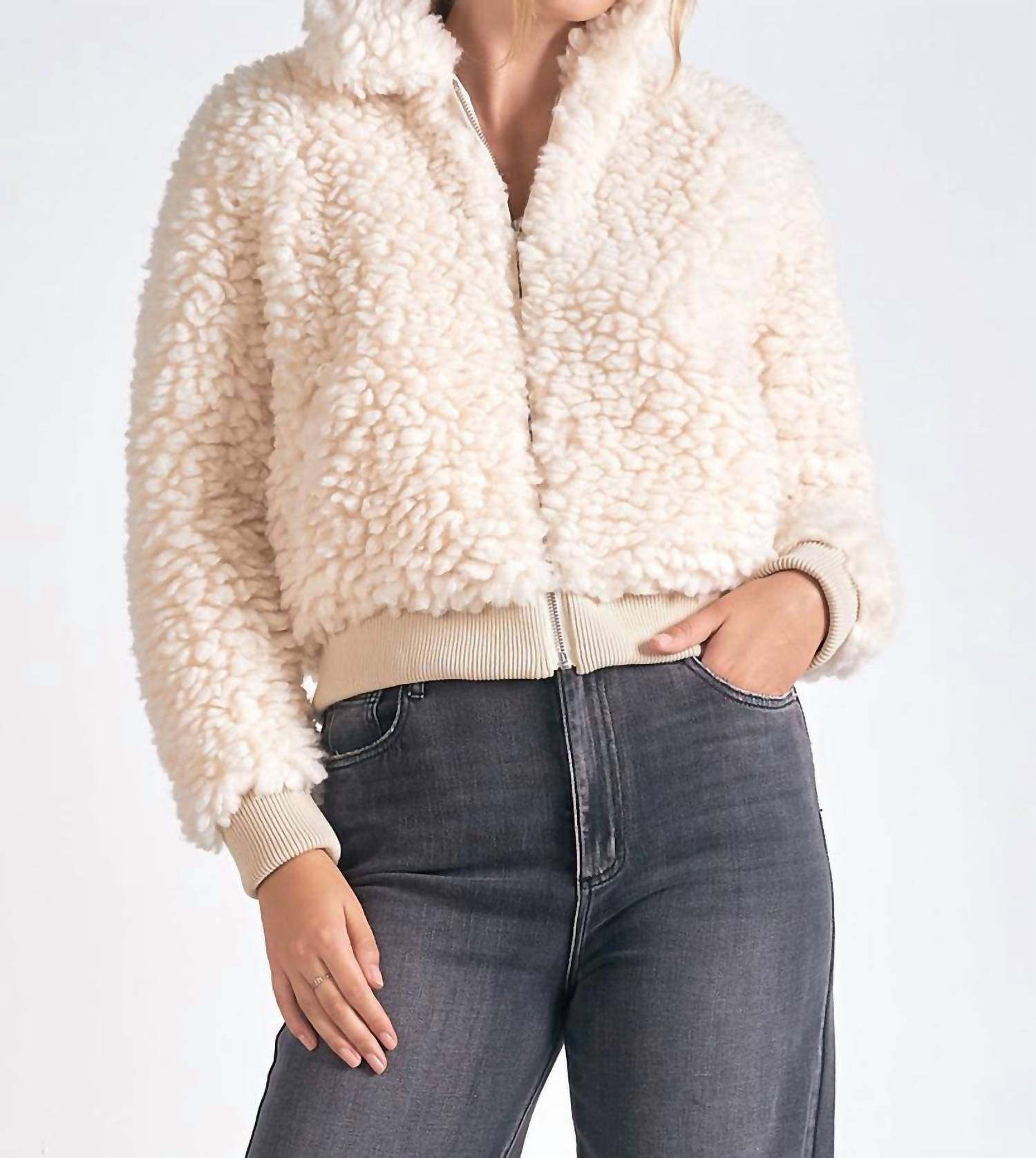 Elan - Sherpa Bomber Jacket
