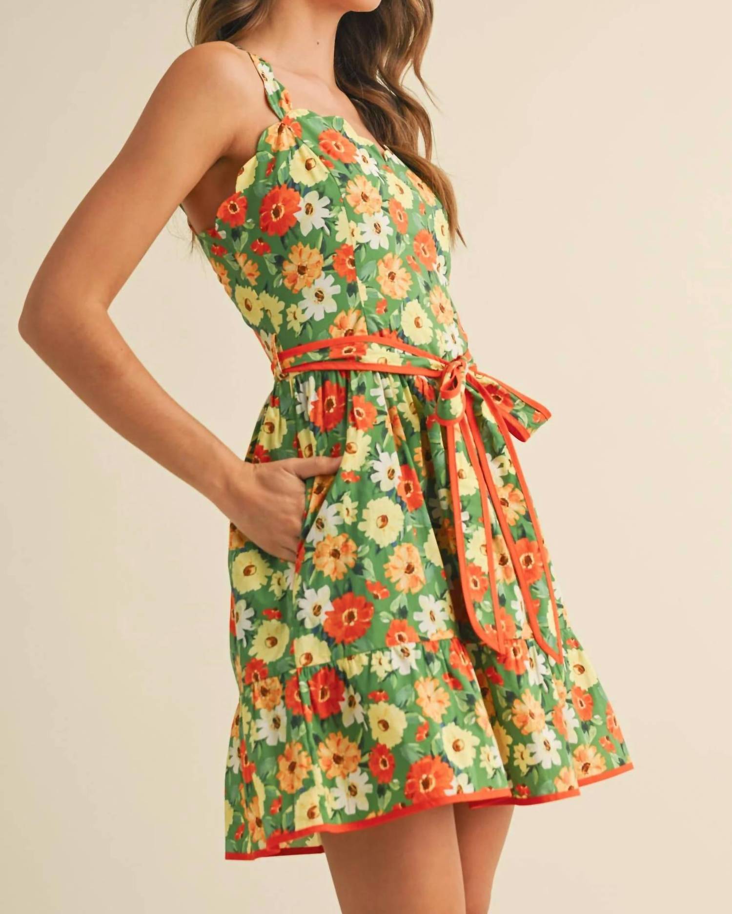 &Merci - Scalloped Mini Dress