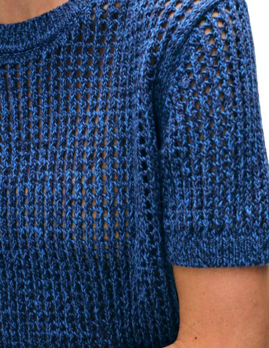 White + Warren - Organic Cotton Mesh Top