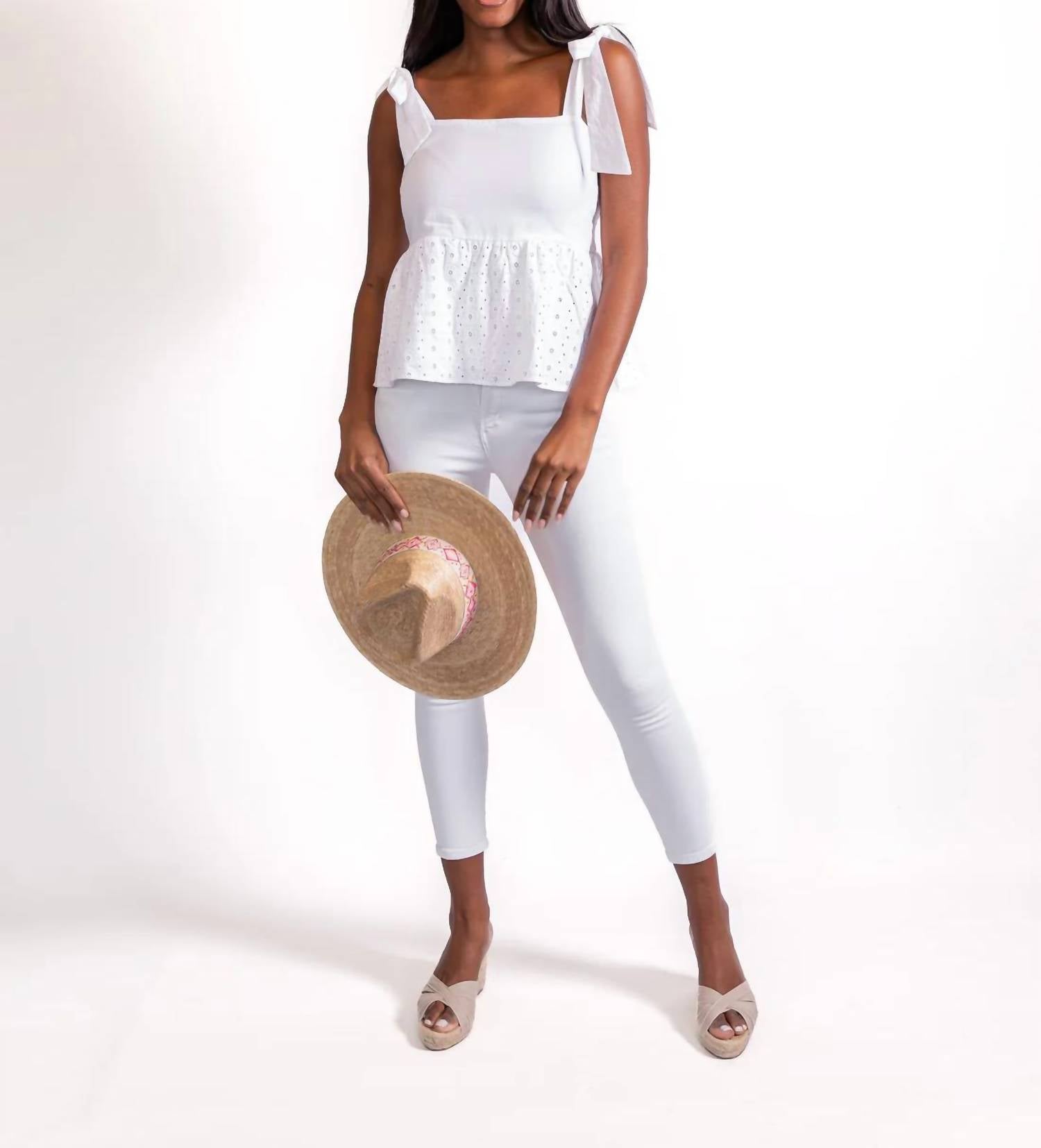 Sail To Sable - Bow Shoulder Tank Top