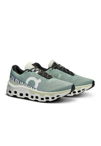 on Women's Cloudmonster 2 Running Shoes in mineral aloe - women's shoe