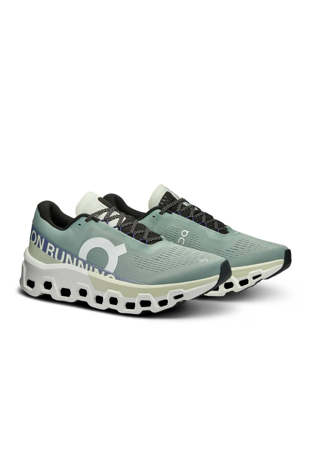 on Women's Cloudmonster 2 Running Shoes in mineral aloe - women's shoe