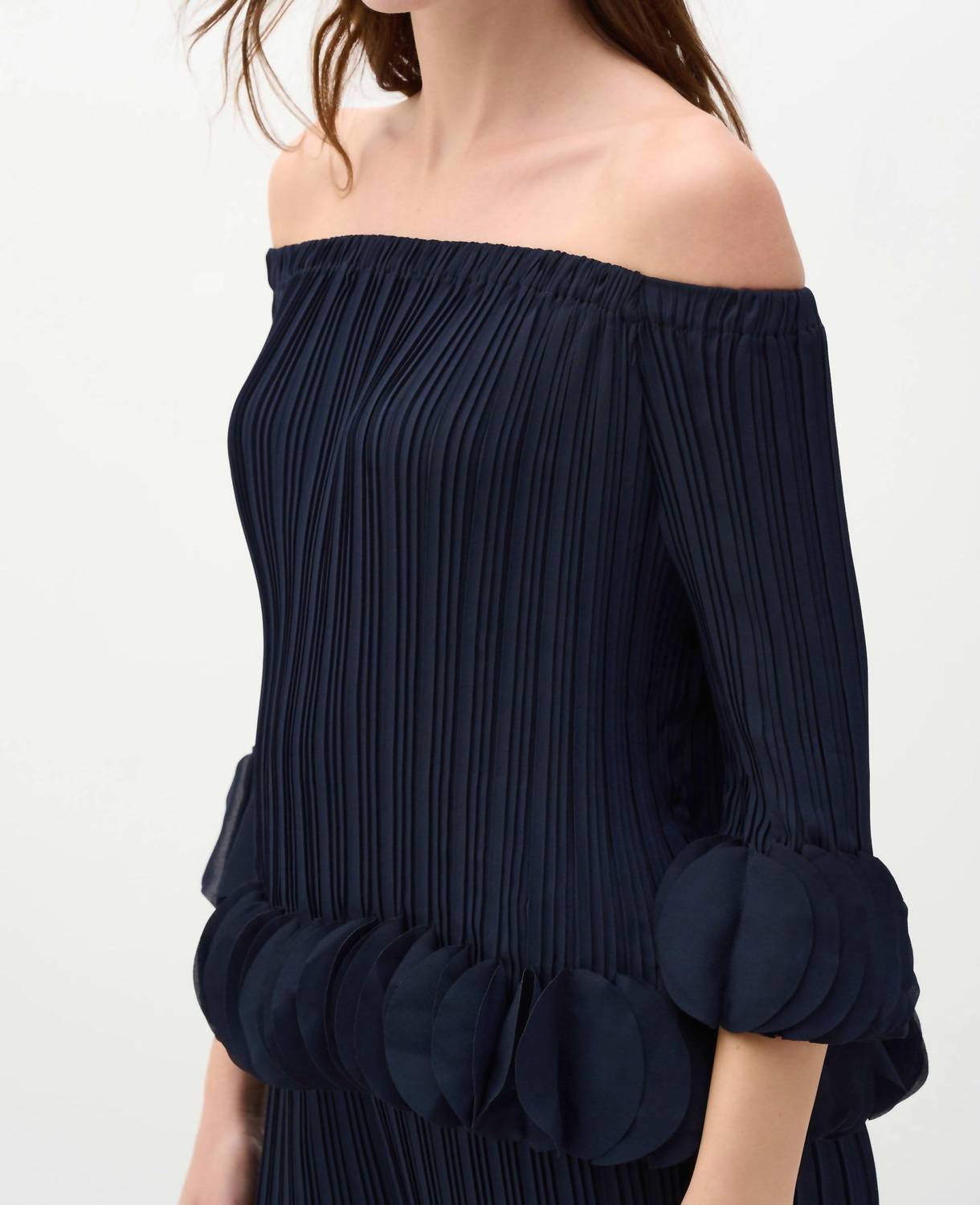 Joseph Ribkoff - Off Shoulder Pleated Top