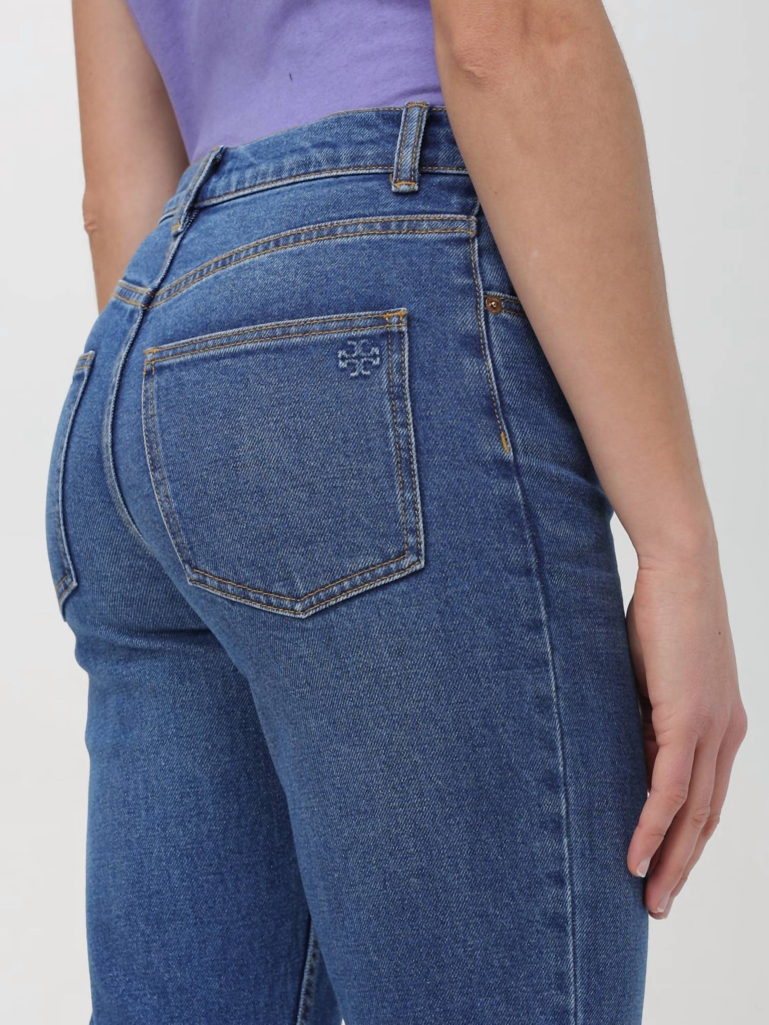 Tory Burch - Cropped Flare Jeans
