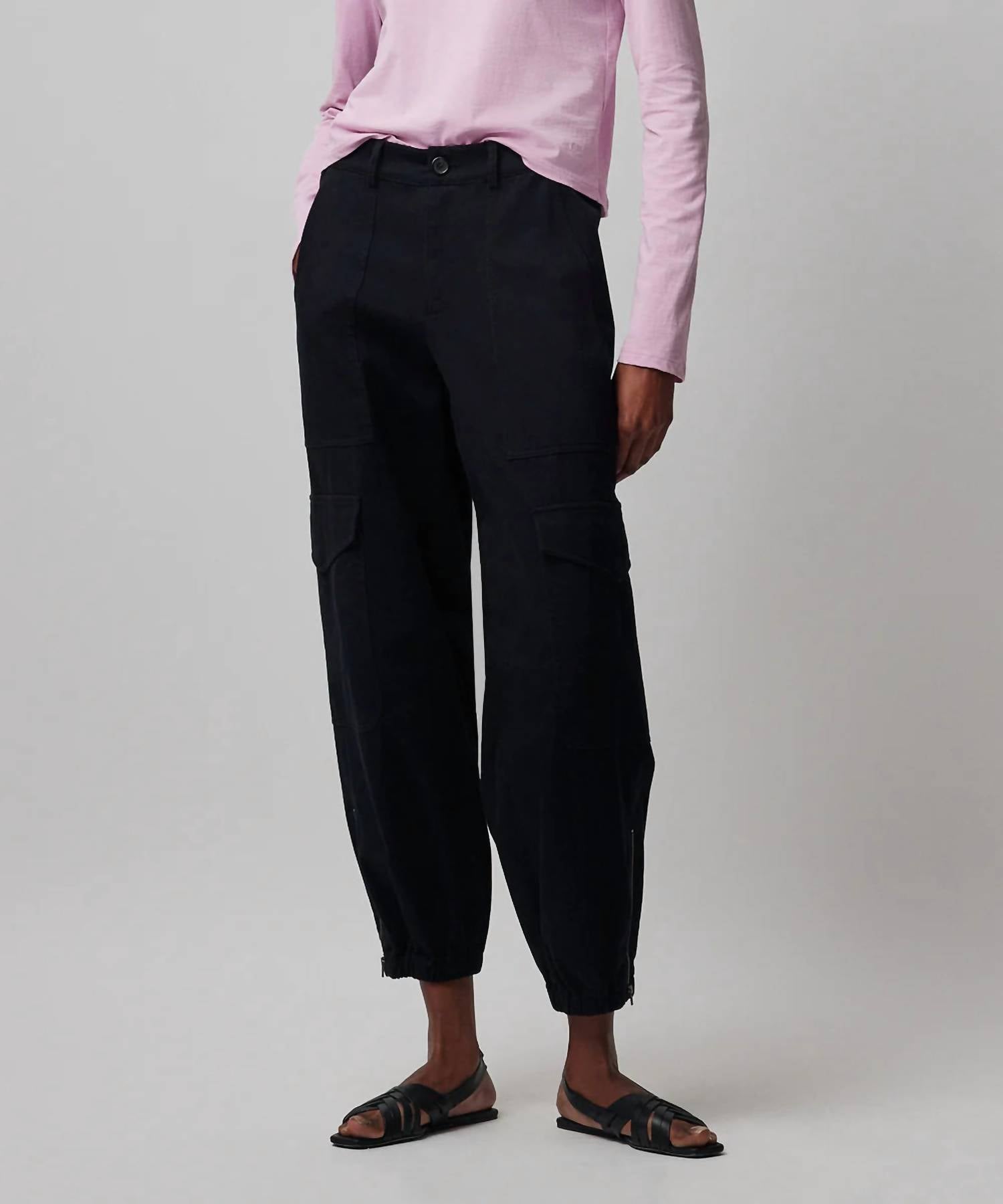 Atm - Women's Washed Cotton Twill Cargo Pant