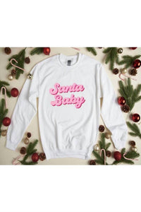 Miss Giselle Boutique - Women's Santa Baby Sweatshirt