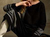 Joseph Ribkoff - Knit Stripe Tunic Sweater