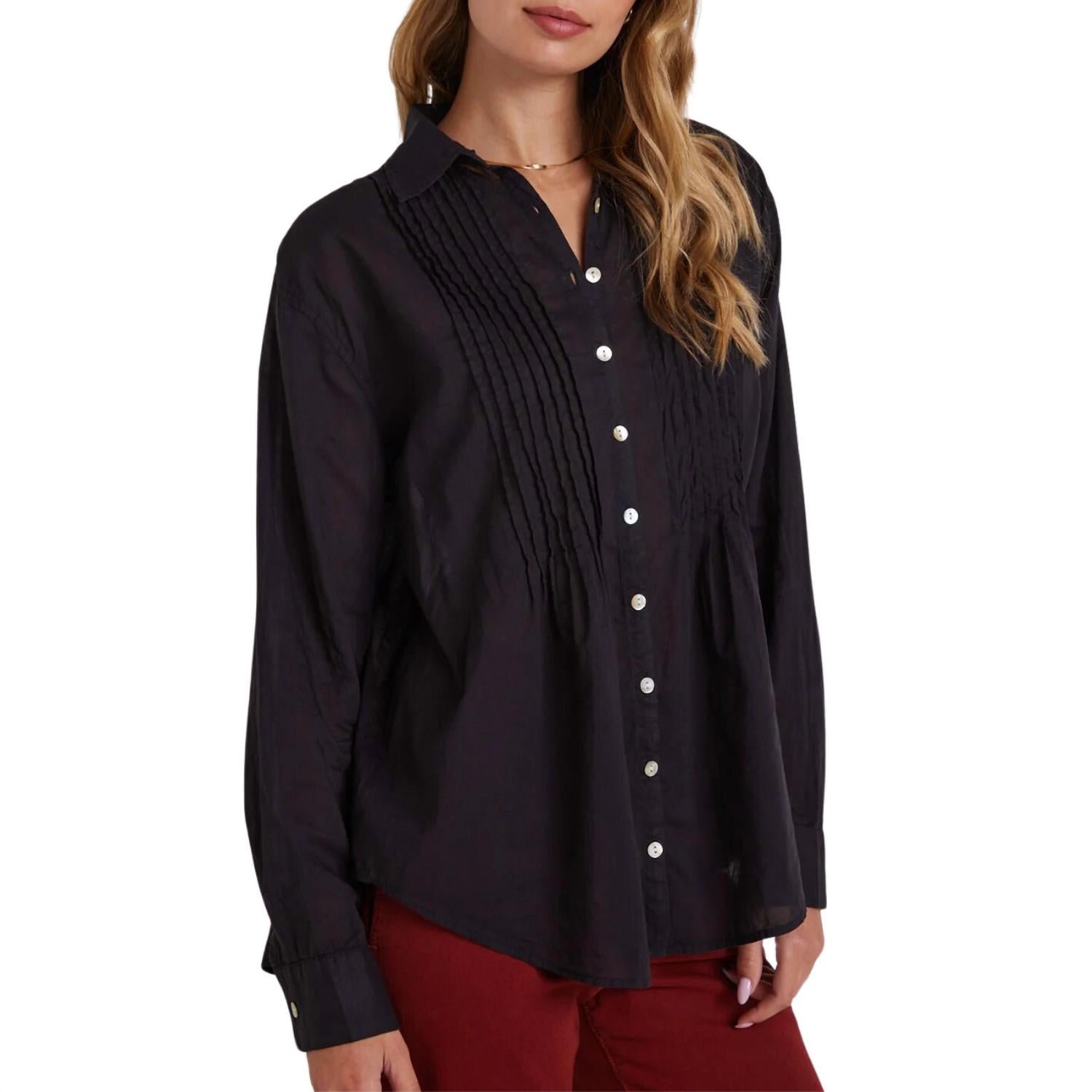 Bella Dahl - Women's Pintuck Flowy Shirt