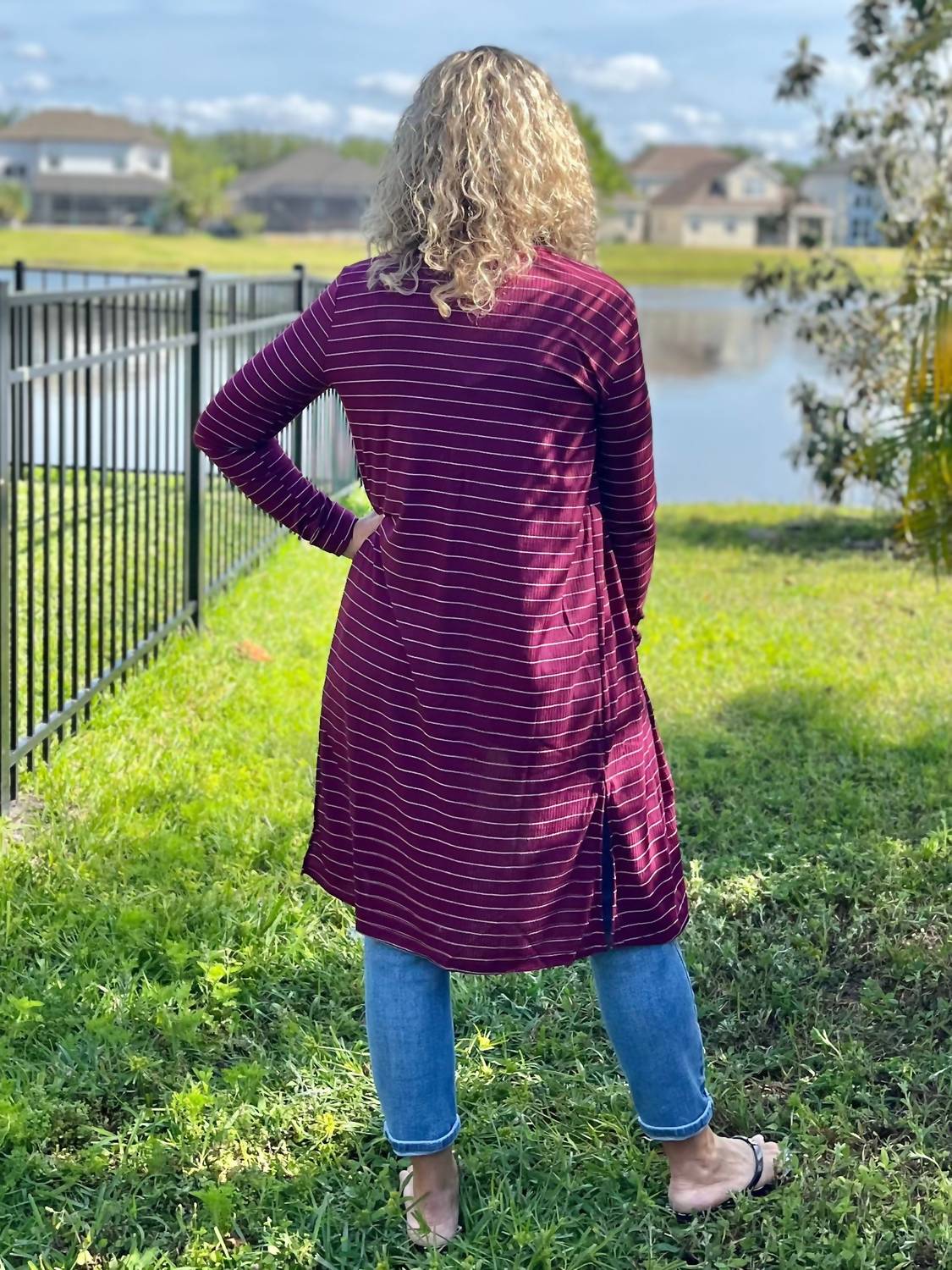 Dm Merchandising - Coastal Stripe Cardigan