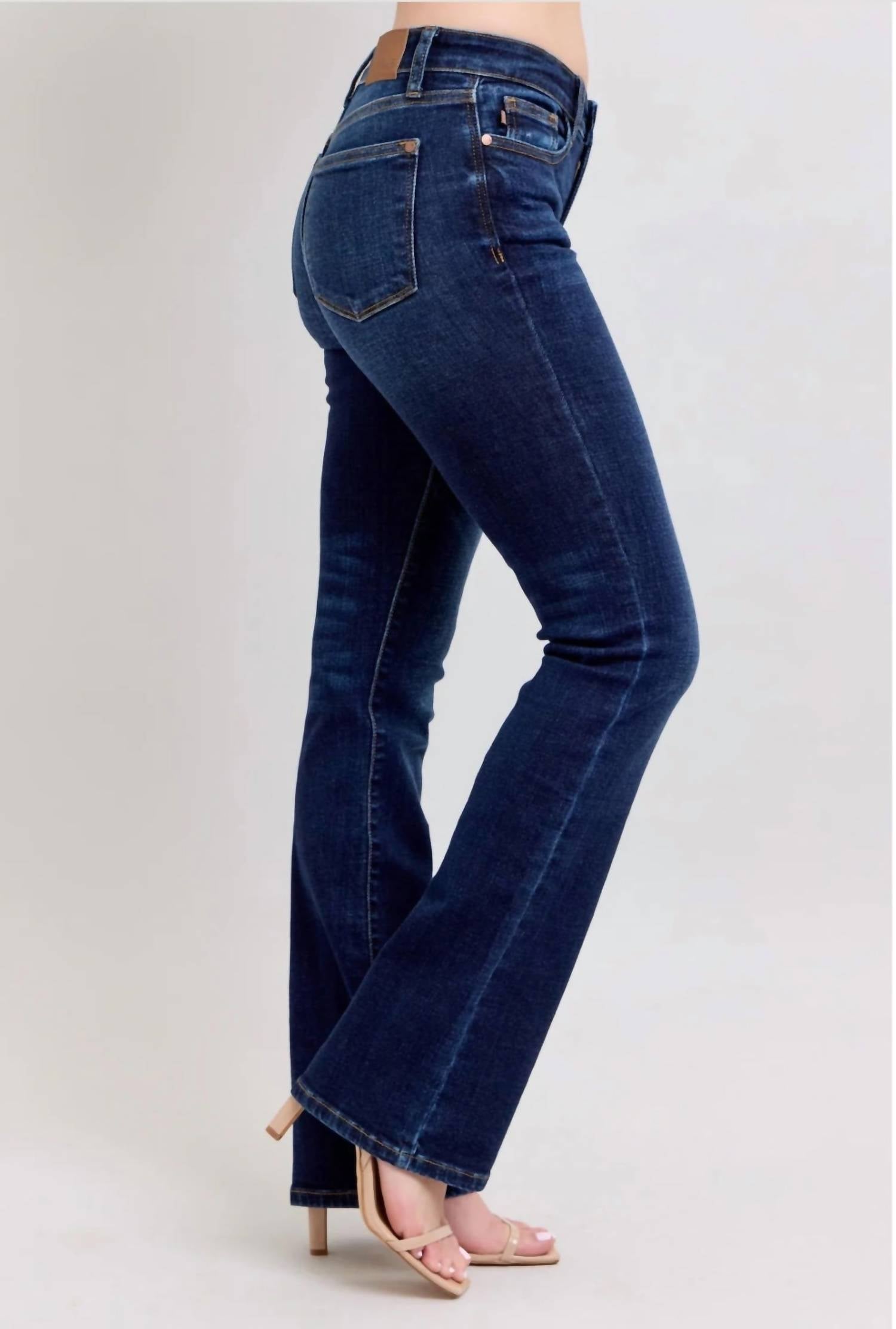 Judy Blue - Button Bootcut Jean