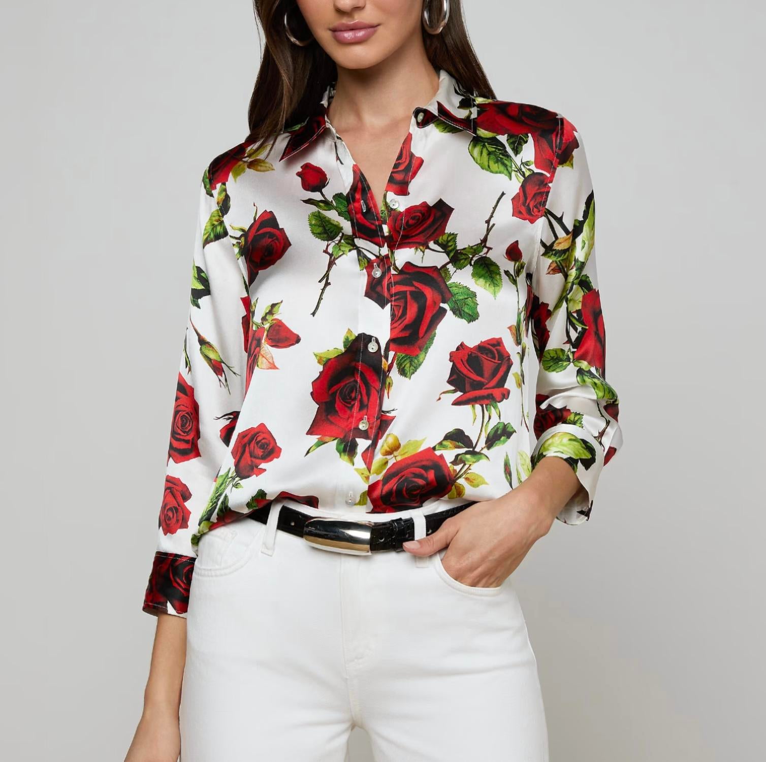 L'Agence - DANI SILK BLOUSE