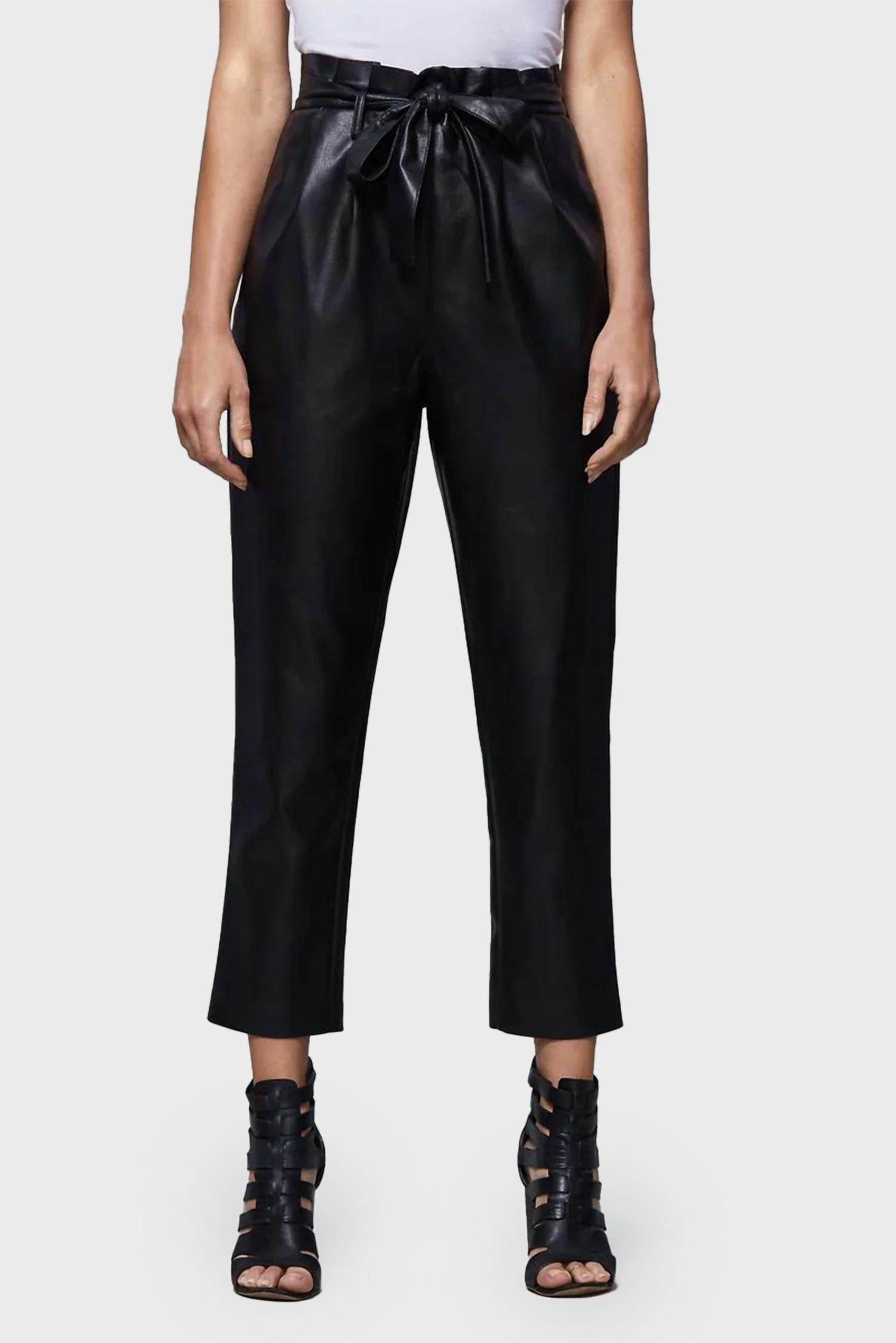 Dolce Cabo - Vegan Leather Paperbag Pant