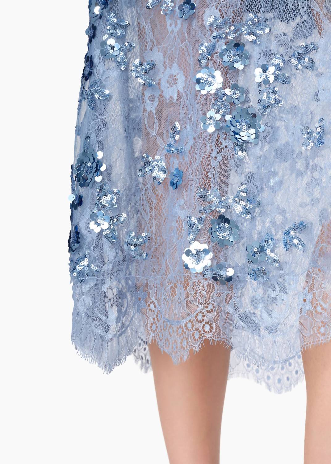 Cami Nyc - Aylin Sequin Lace Midi Skirt