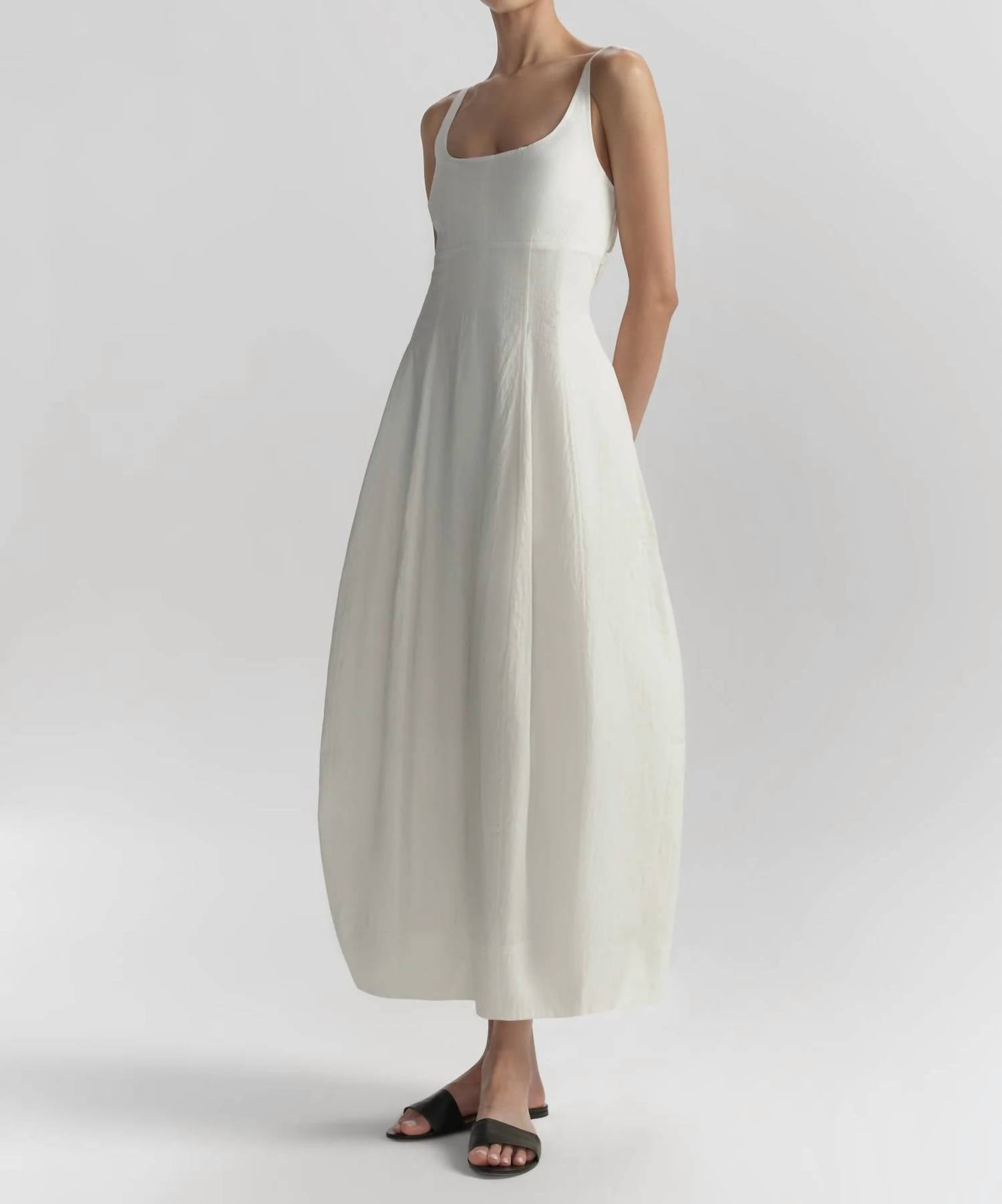 A.L.C. - Nina Cotton Nylon Midi Dress