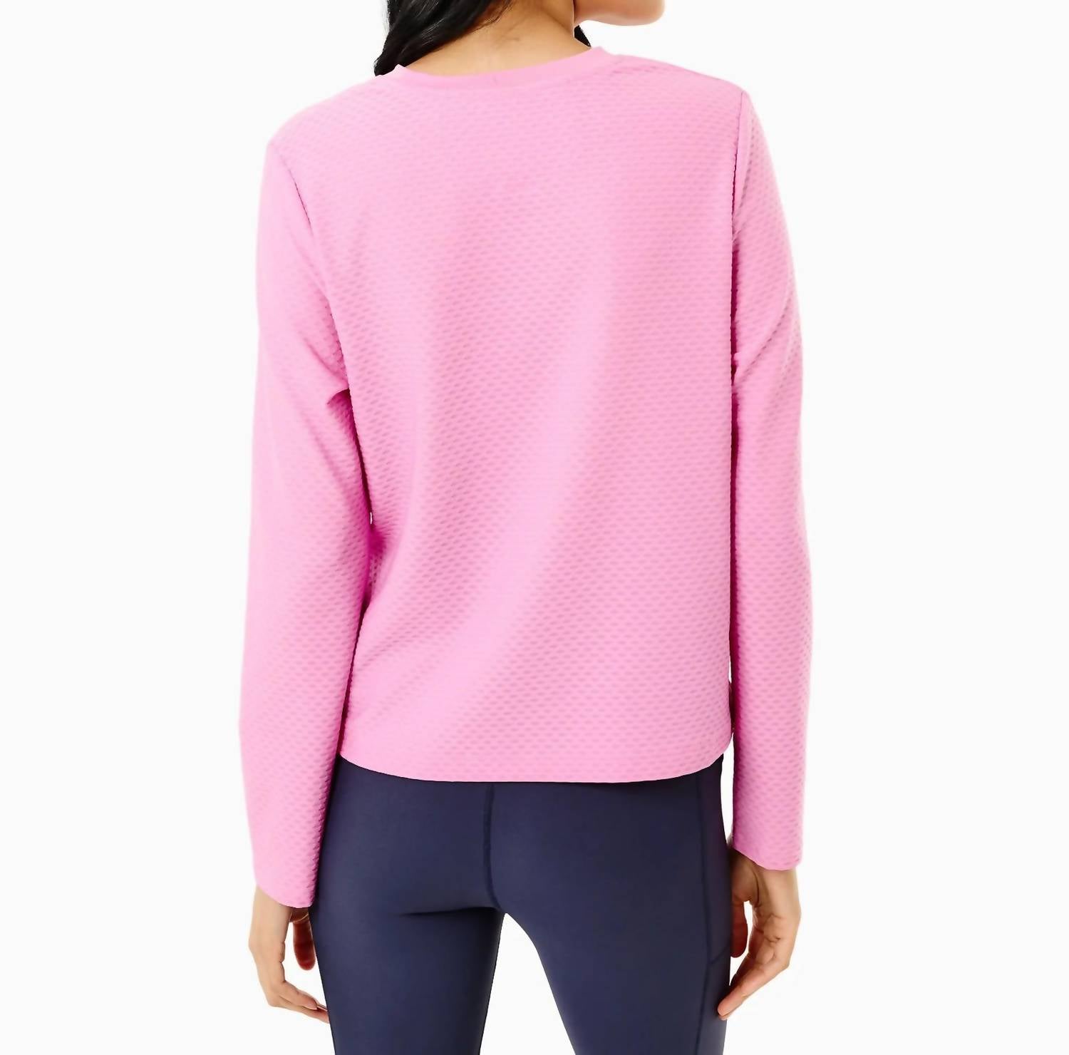 Addison Bay - Active Mesh Walnut Long Sleeve Tee