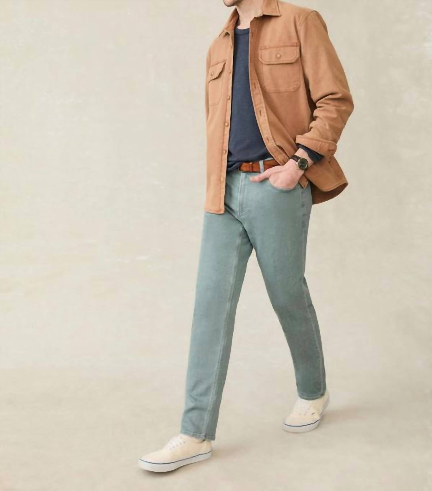 Faherty - Stretch Terry 5 Pocket Pants