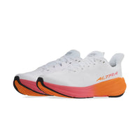 ALTRA Women's Experience Flow 2 Road Running Shoes in white oragne - women's shoe - detail view