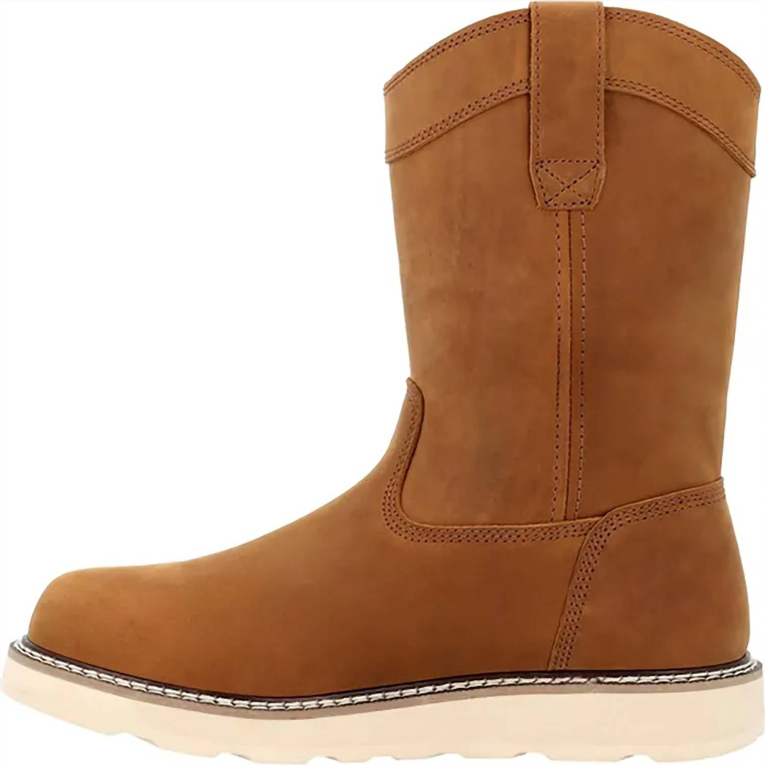 Georgia Boot - Men's Wedge Pull On Steel Toe Waterproof Work Boot