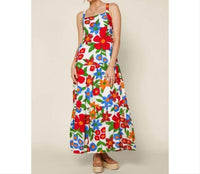 SKIES ARE BLUE Paradise Falls Maxi Dress in multi - women's dress