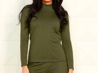 Angel Apparel - Long Sleeve Mock Neck Top