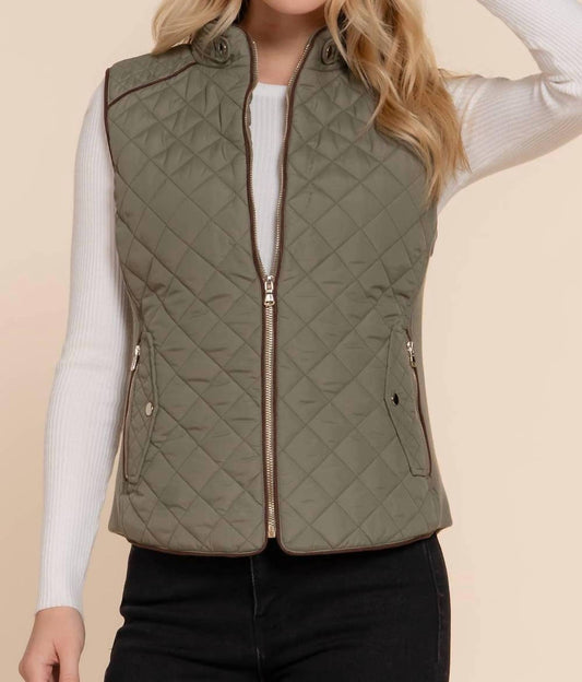 Active Basic - Ribbed Quilted Padding Vest