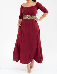 Karen T Design - Off The Shoulder Maxi Dress