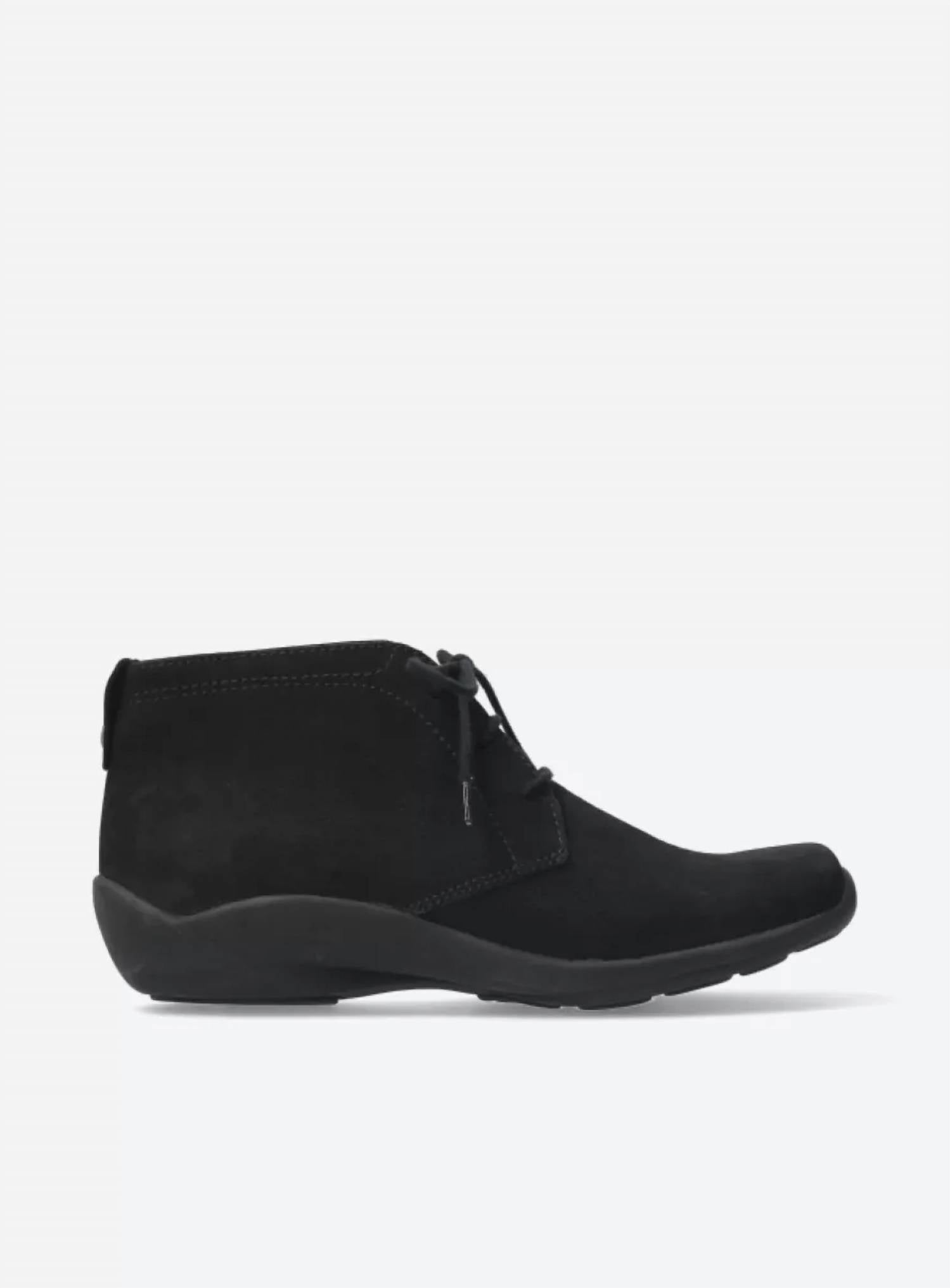 Wolky Women's Mary Ankle-high Lace-up Boot in black - women's shoe