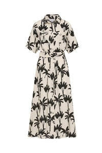 Palm Noosa Memento Maxi Dress in cream - women's dress - view 4