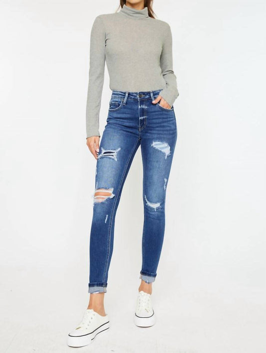 Kancan - High Rise Ankle Skinny Jeans