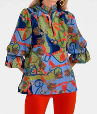 Gretchen Scott - DITTO RUFFLENECK TOP