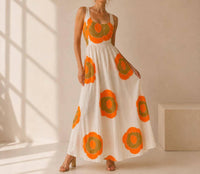 Mystery Resort - Soleil Open-back Maxi Dress