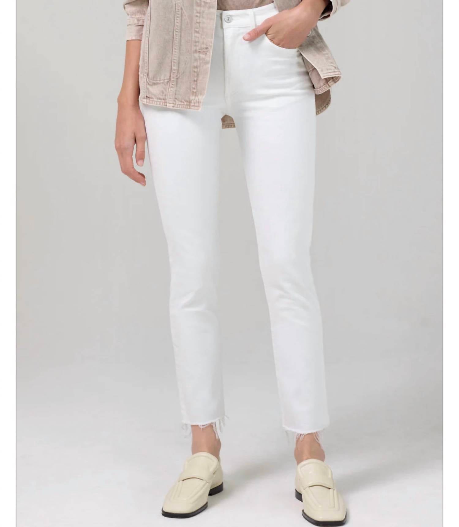 Citizens Of Humanity - ELLA MID RISE SLIM CROP JEANS