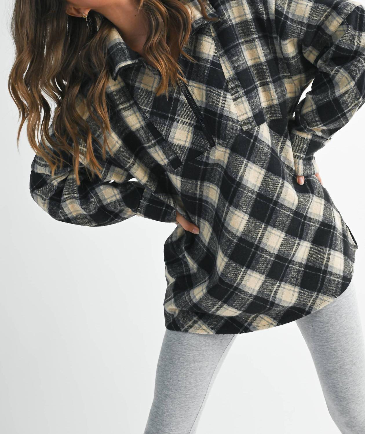 Aemi + Co - Mya Plaid Pullover Top