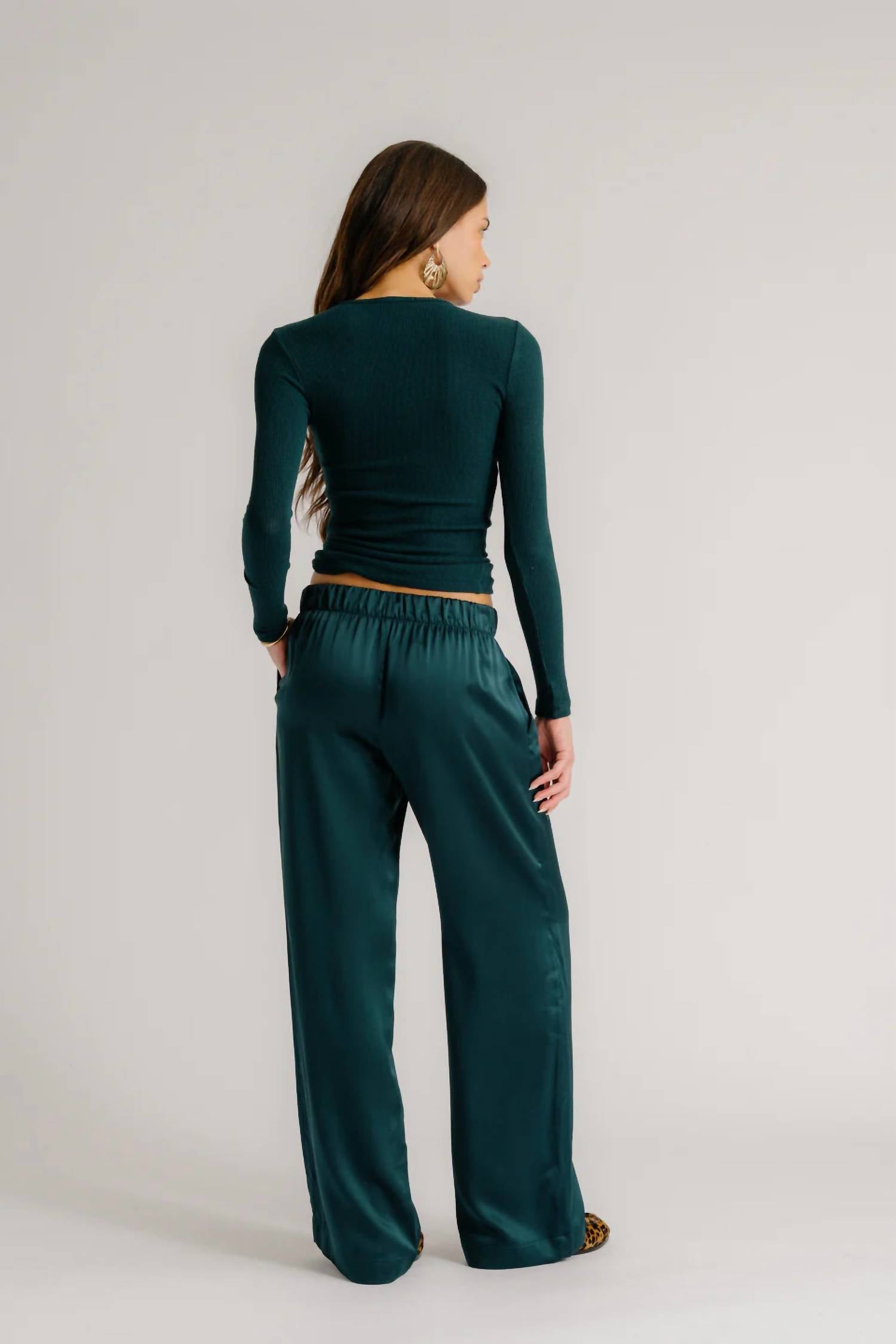Sablyn - Brynn High Rise Pull On Wide Pant