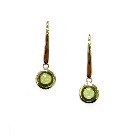 Aamiaa - Color Candy Collection Earrings With 5mm Round Peridot